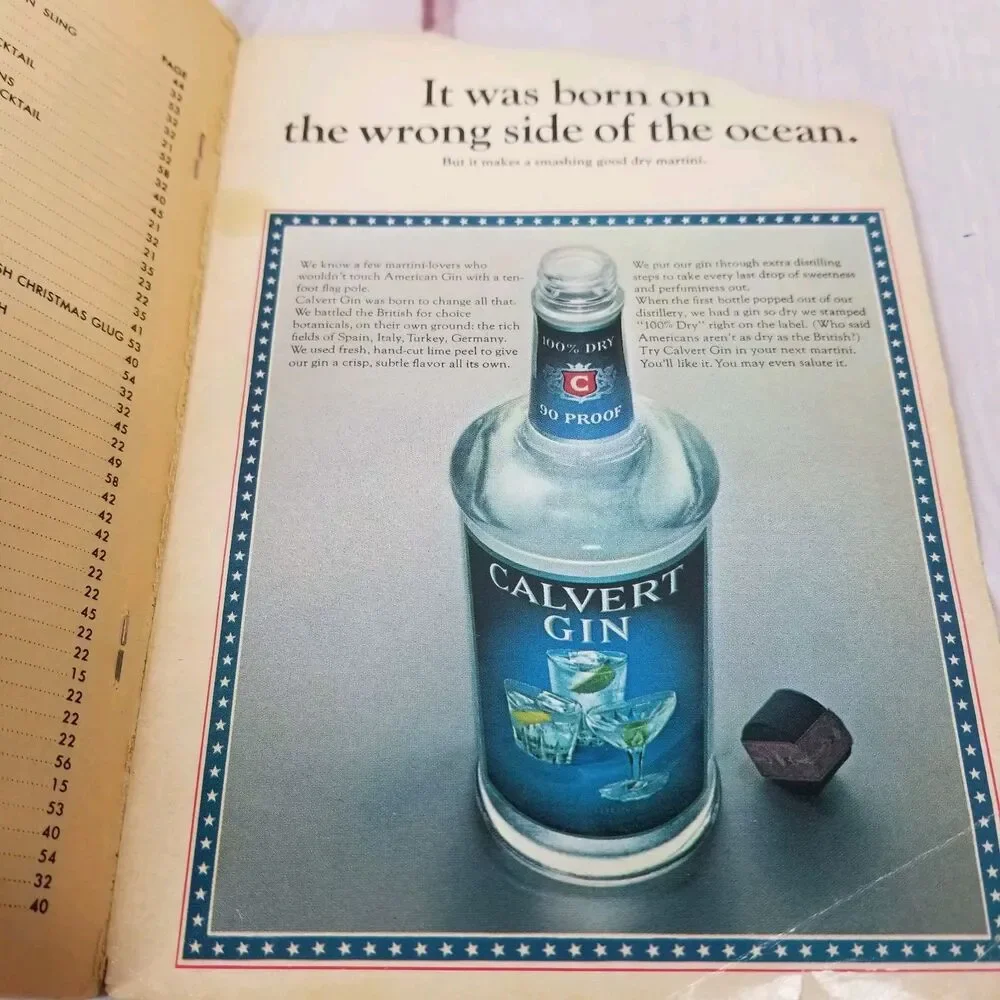 The Calvert Party Encyclopedia Vintage Cocktail Recipes Bartending Drinks MCM